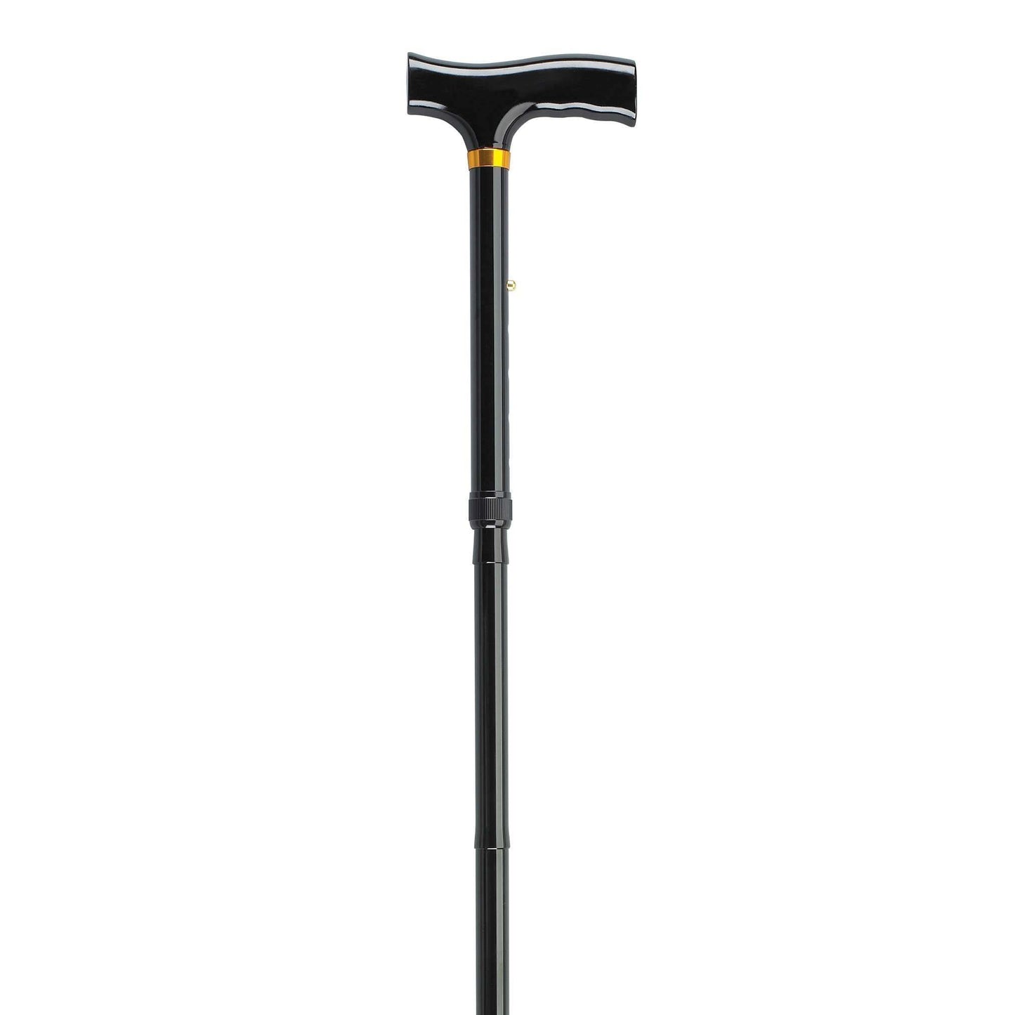 Drive rtl10304 Lightweight Adjustable Folding Cane with T Handle, Black