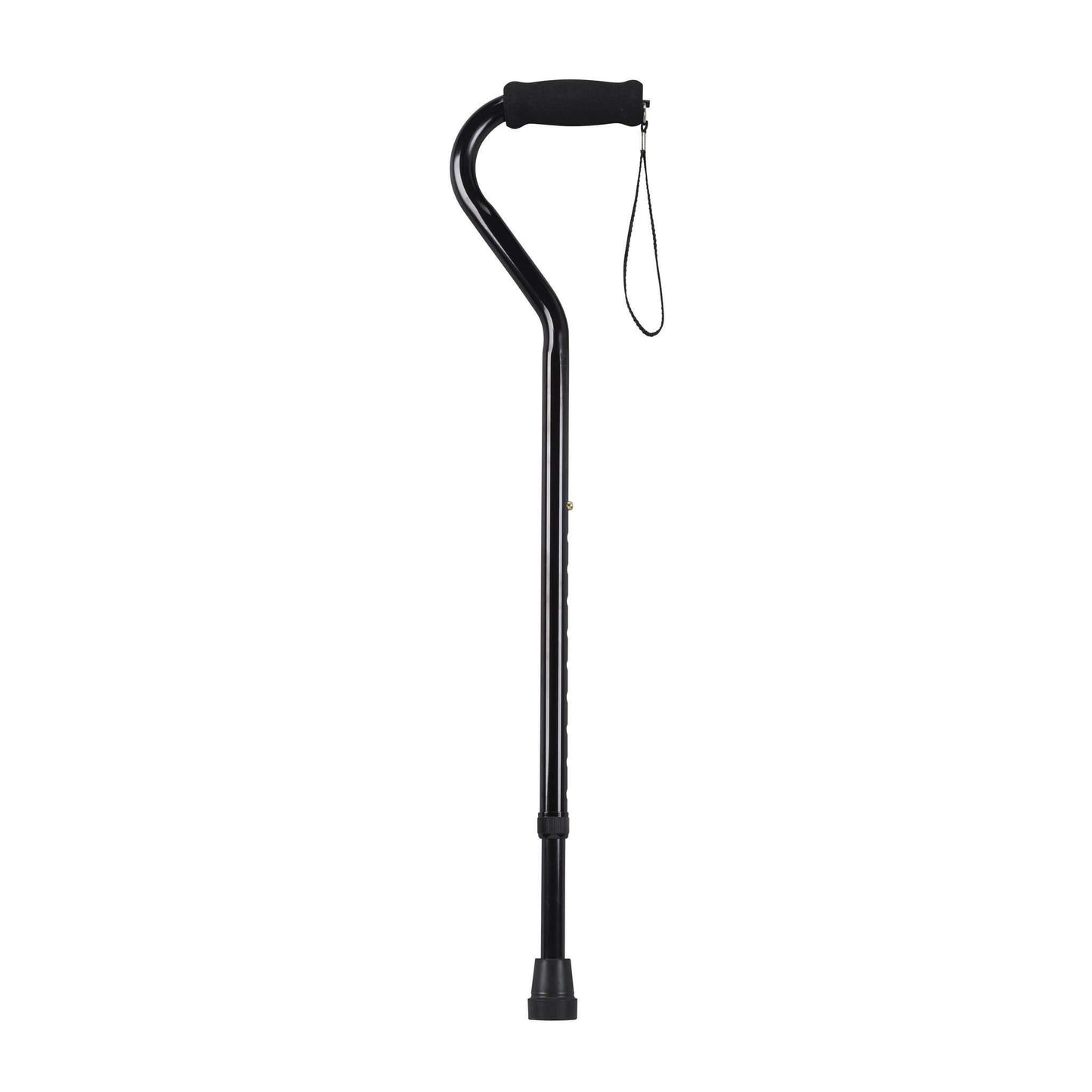 Drive rtl10306 Foam Grip Offset Handle Walking Cane, Black