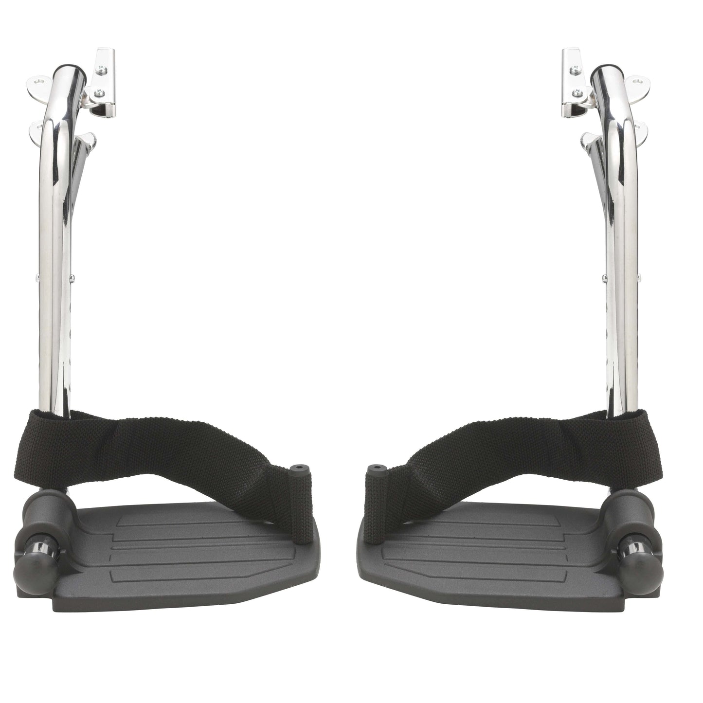 Drive stdsf-tf Chrome Swing Away Footrests with Aluminum Footplates, 1 Pair