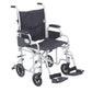 Drive tr20 Poly Fly Light Weight Transport Chair Wheelchair with Swing away Footrests, 20" Seat