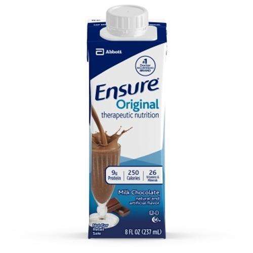 Ensure Original Chocolate, 64937 cs/24 8 oz Screw top carton