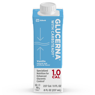 Glucerna 1.0 64913 Recloseable Screw Top Vanilla 8oz 24/cs