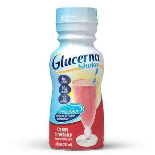 Glucerna 57807 Strawberry shake 8 fl. oz. Bottle 24/cs