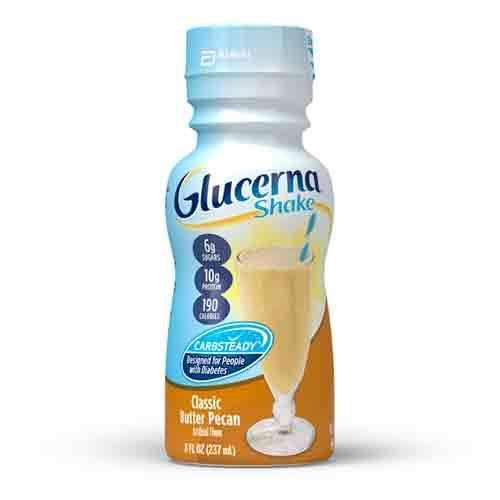 Glucerna 57810 Butter Pecan shake 8 fl. oz. Bottle 24/cs