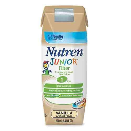 Nestle Nutren Junior w/Fiber Vanilla 24/CS