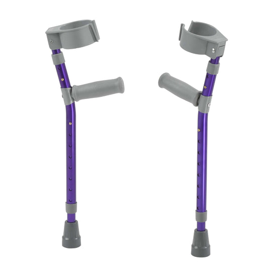 Pediatric Forearm Crutches, Medium, Wizard Purple, Pair