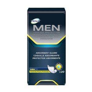 TENA FOR MEN PADS 50600 Pack/20 or Case/120