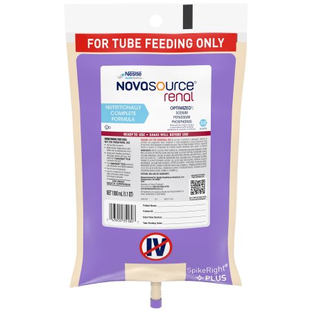 Nestle Novasource Renal 33.8oz tube feeding formula, 35180100 each
